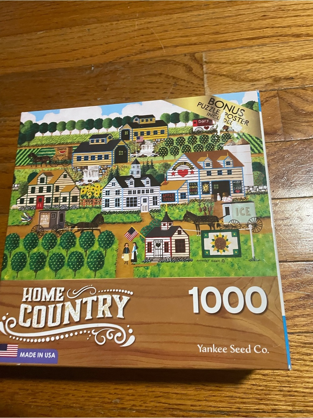 Title: Home Country Yankee Seed Co 1000 Piece Puzzle Complete